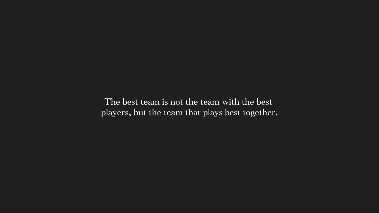 Our team members working together
