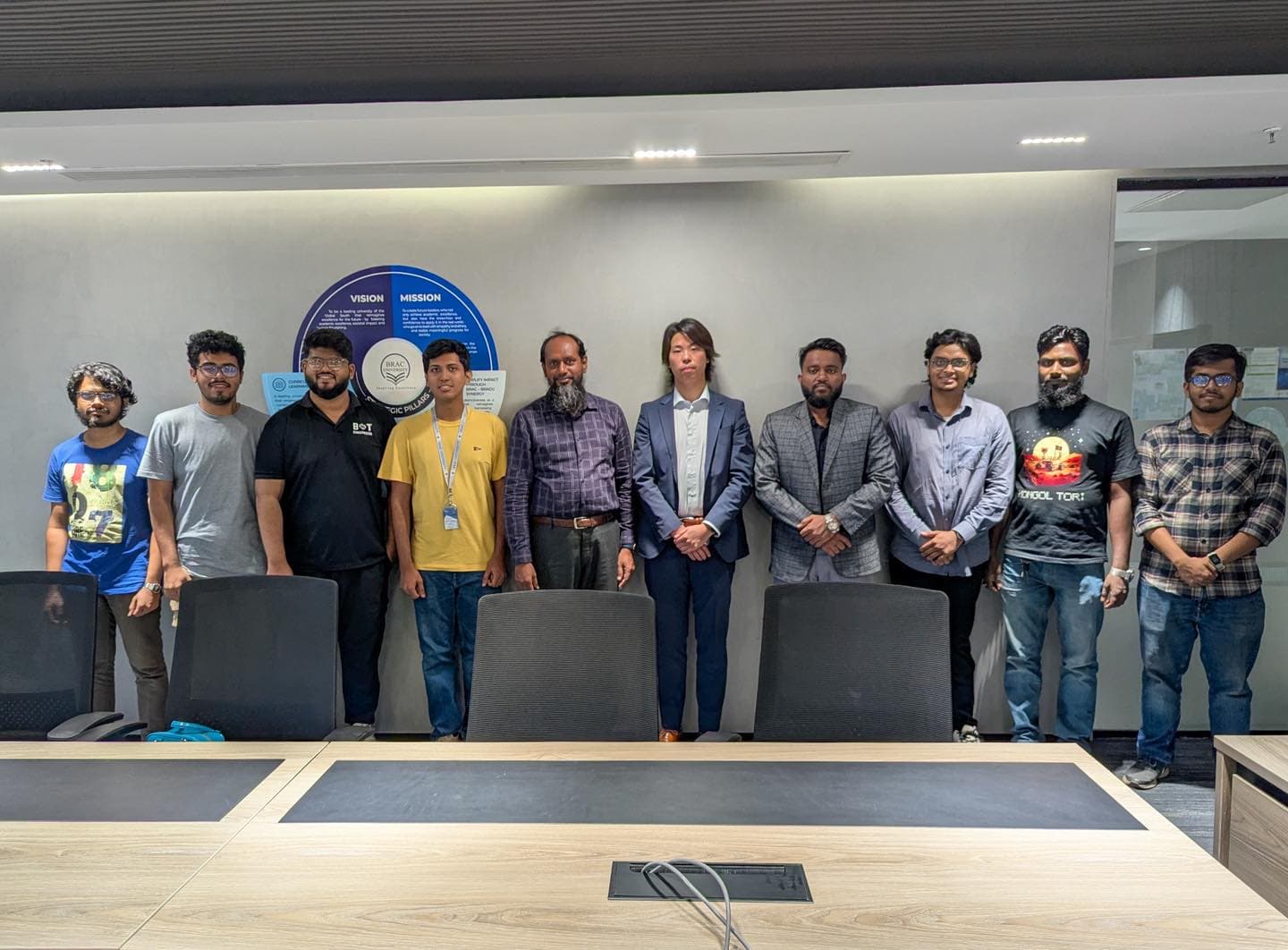 BOT Engineers team standing together