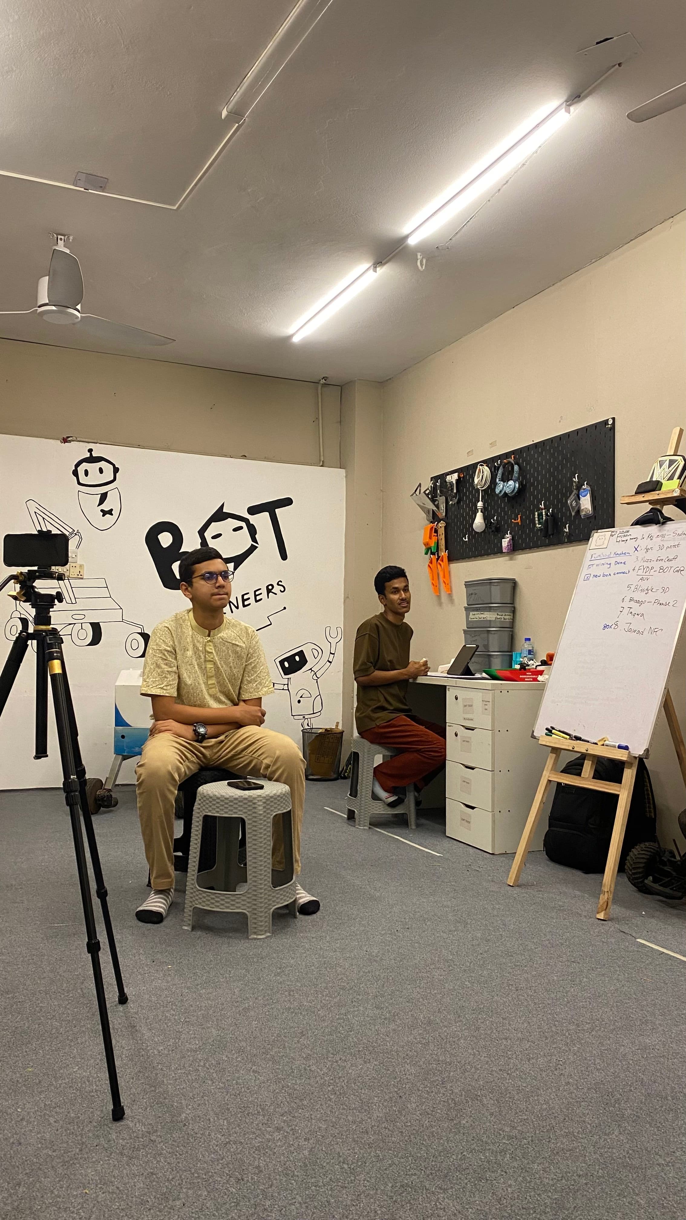 AUST Mecha team collaboration session