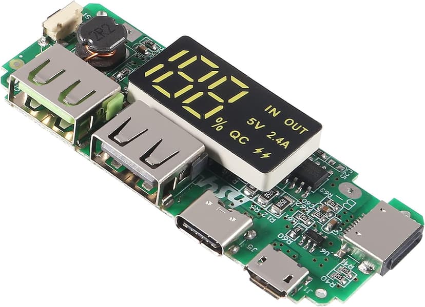 18650 Charging Board, a dual USB 5V 2.4A power bank module