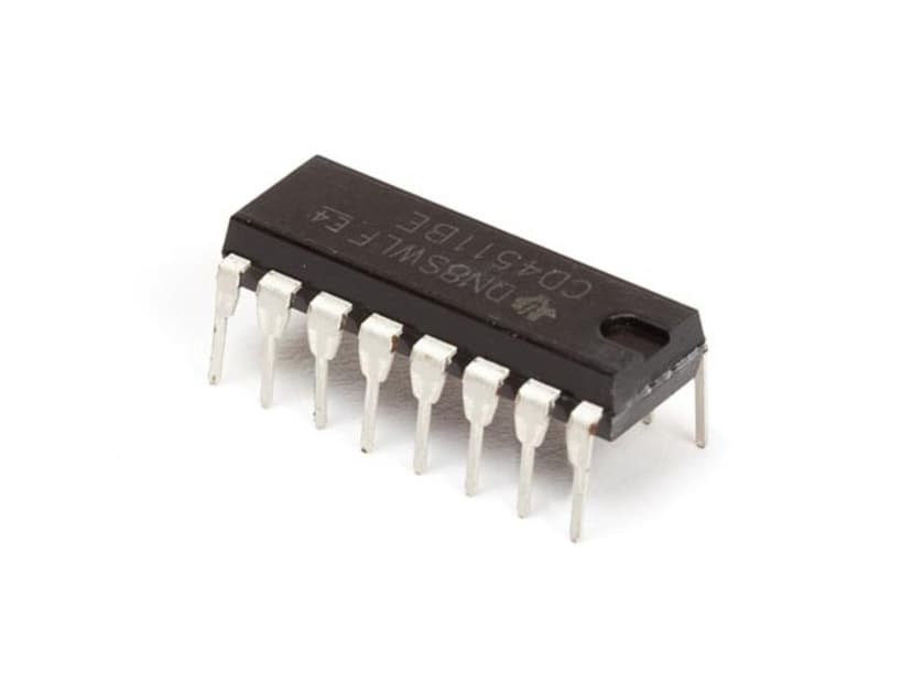 IC 4511 BCD to 7 segment Display Driver (CD4511BE)