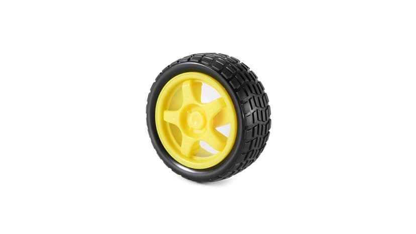 Yellow Plastic MAG Soft Tire Wheels