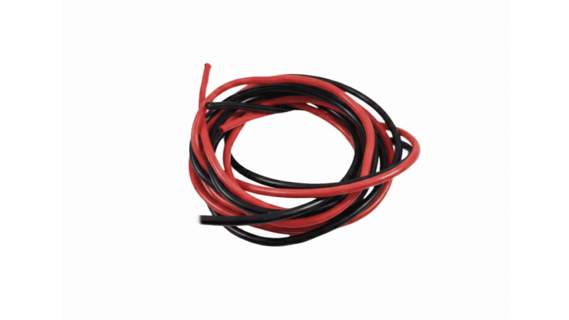 14 AWG Silicon Wire (1 feet red, 1 feet black)